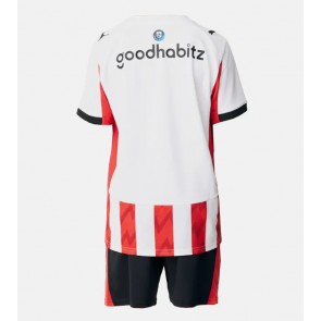 PSV Eindhoven Hjemmebanetrøje Børn 2025-26 Kortærmet (+ Korte bukser)